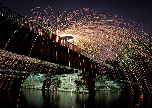 Heritage Trail Bridge (Ron Scott with the spin)