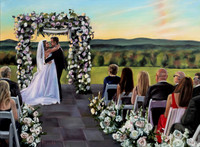 Live Painting @ Mountain Ridge Country Club, NJ 18"x24" 2025