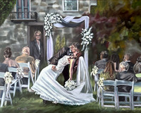 Live Painting @ Crossed Keys Estate, NJ 16"x20" 2025
