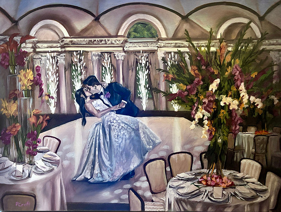 Live Painting @ Pleasantdale Chateau, NJ 18"x24" 2025