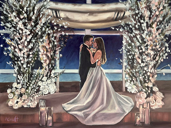 Live Painting @ Stone House, NJ 18"x24" 2026