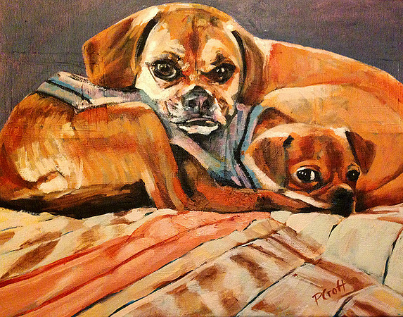 Gaby & Gus, 16"x20", 2015