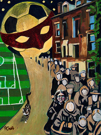 Mask Exodus - 16"x20", 2013