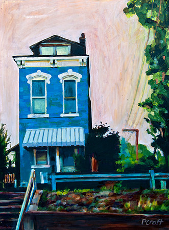 Blue - 18"x24", 2013