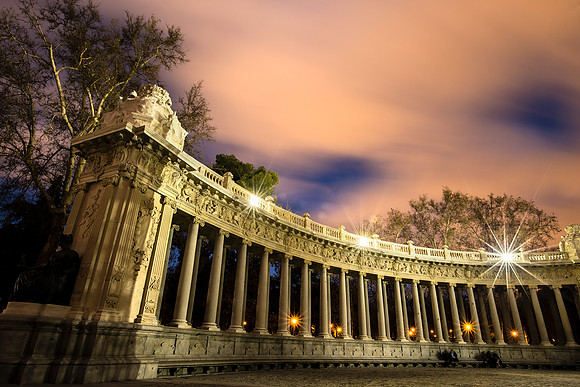 Arches in Buen Retiro Park