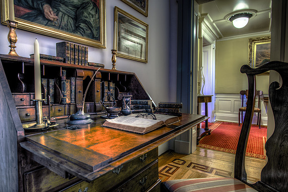 Desk in the Game Room